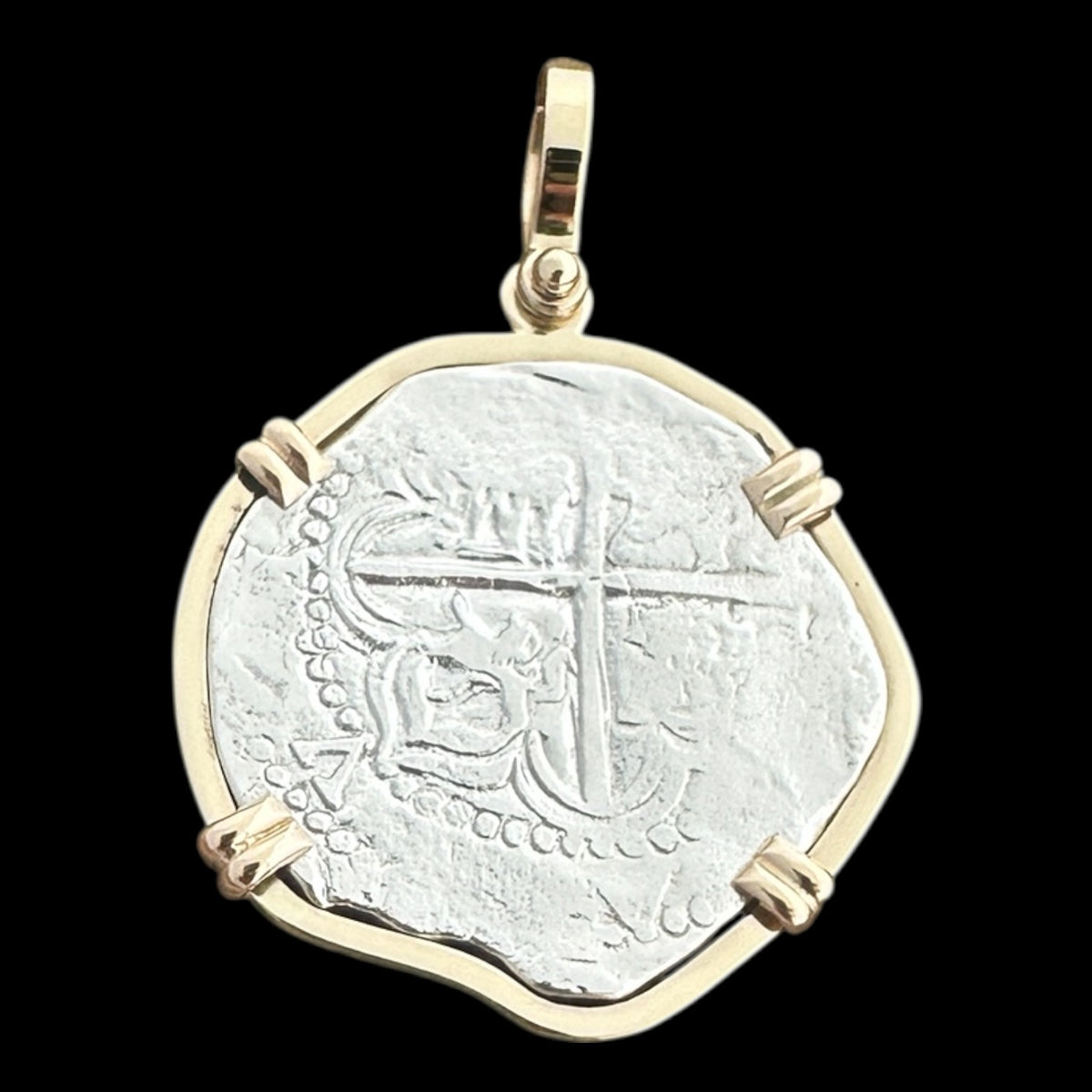 ATOCHA Coin Mermaid Pendant GP Sterling Silver Sunken Treasure Jewelry | UK ATOCHA Coin Mermaid Pendant GP Sterling Silver Sunken Treasure Jewelry | UK