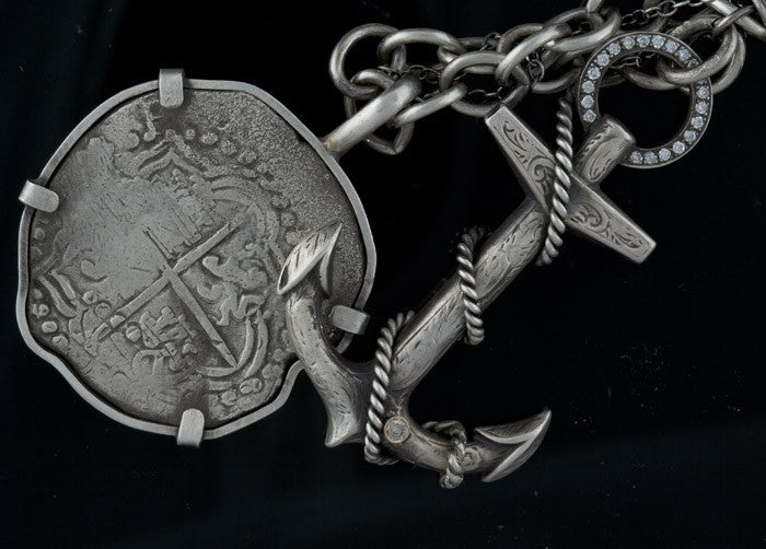 Irit Design - Anchor Mount Atocha Grade 2 Coin Necklace