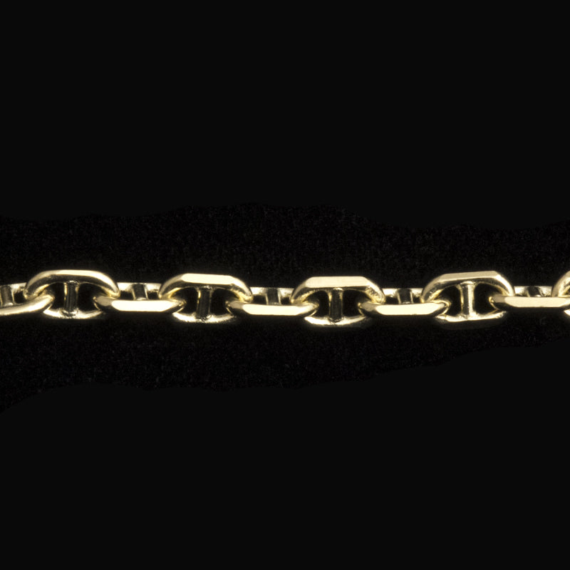 14K Gold Anchor 22" Chain