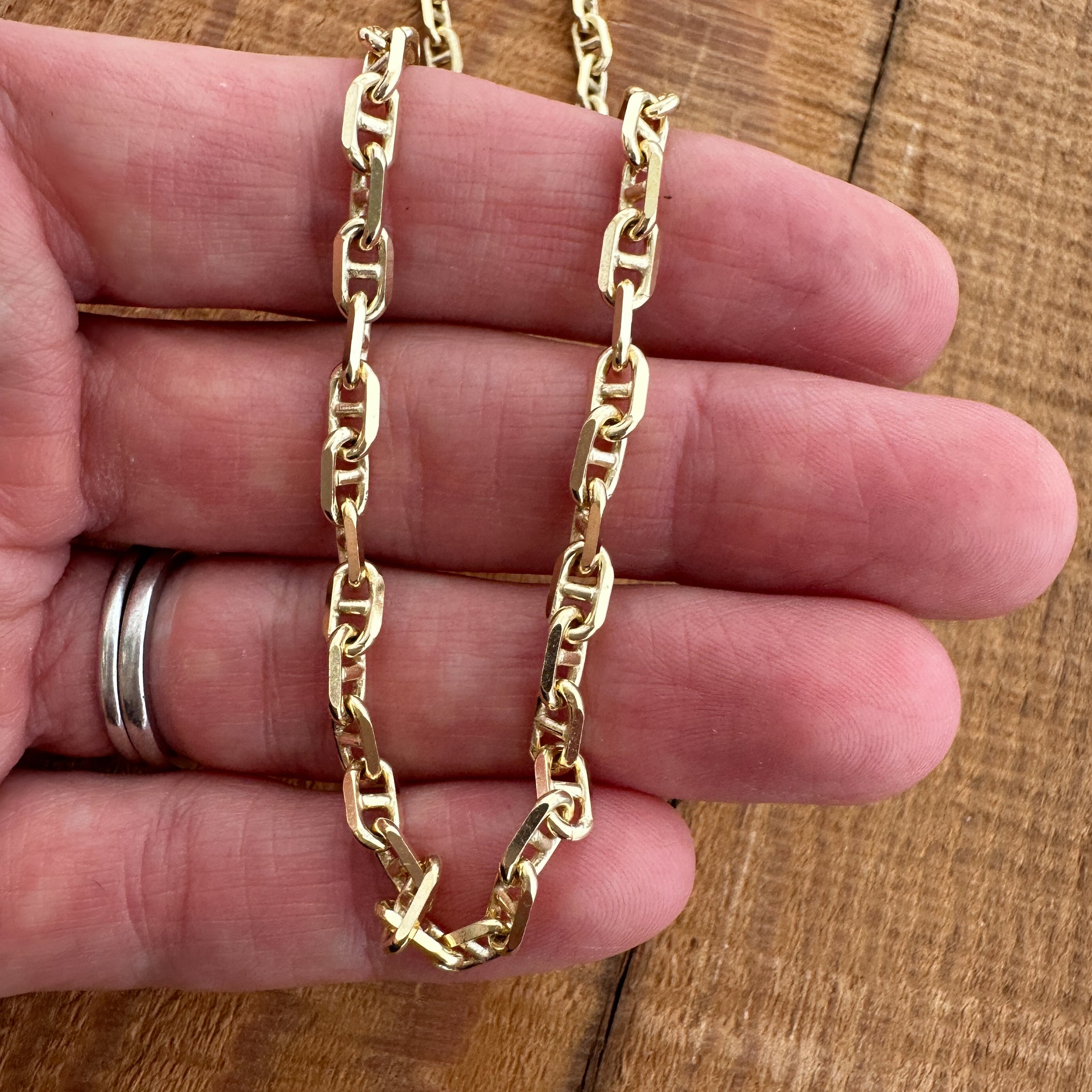 14K Gold Heavy Anchor Chain – MFST