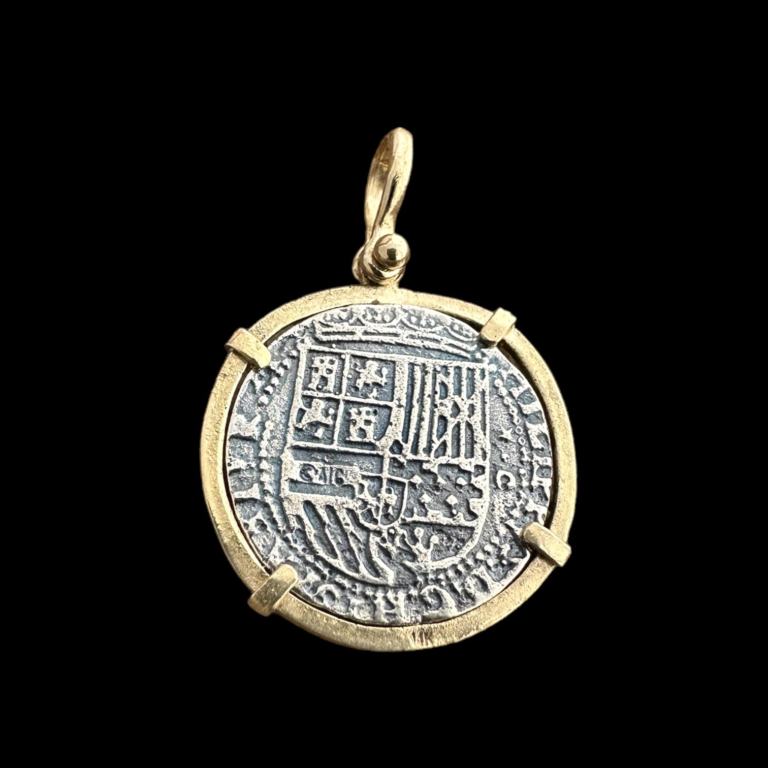 Mermaid Pendant ATOCHA Coin 14K Gold Sunken Treasure Shipwreck Coin Jewelry