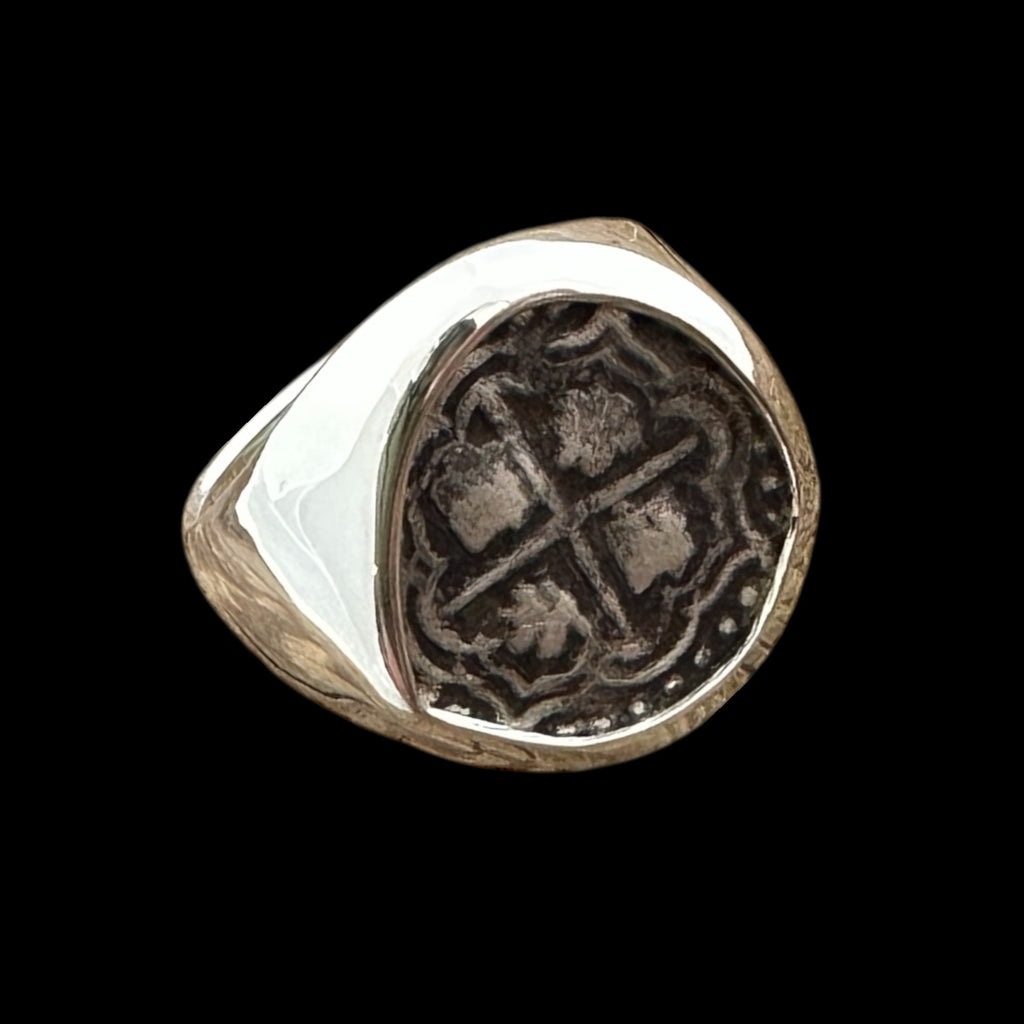 Authentic Land Cob Set in Silver Ring #COB2-DLC-RING113B