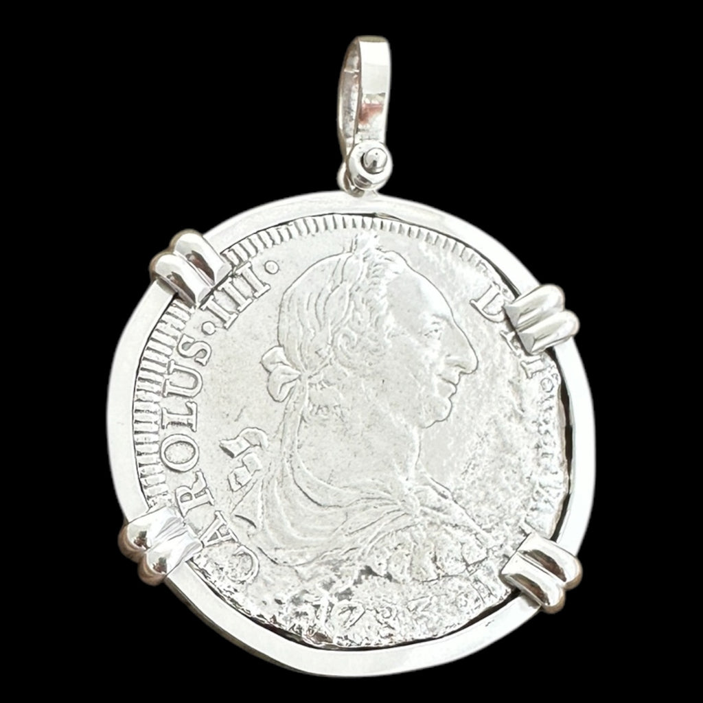 El Cazador Shipwreck Coin Pendant in 14K Gold, 8 Reales #EC-34000