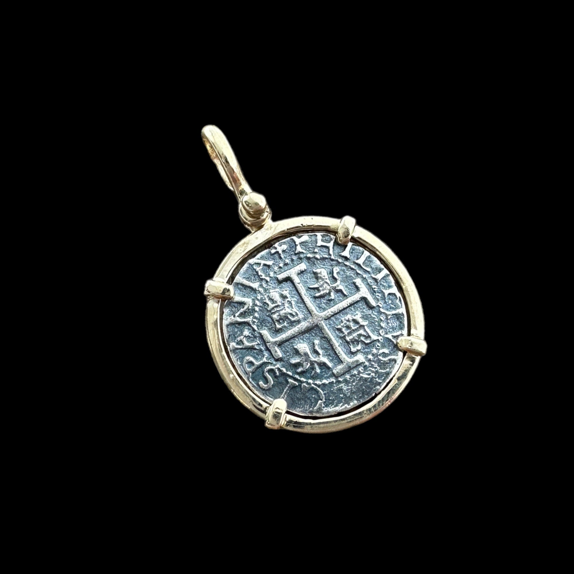 Swell Jewelry Gold Chain Treasure Coin Necklace Tales Of The ATOCHA Atocha  Re-creation Coin Pendant