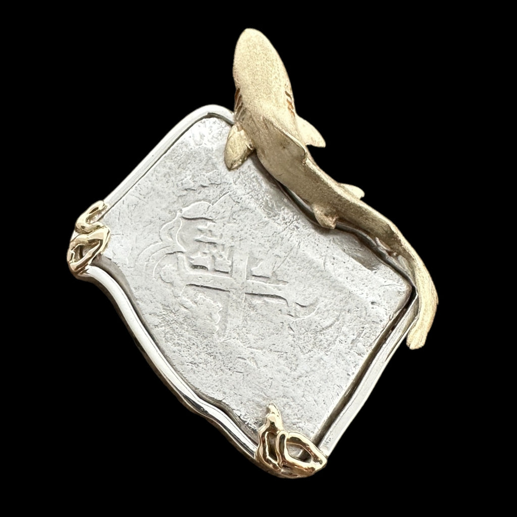 Authentic 1715 Fleet Coin in 14K gold and silver