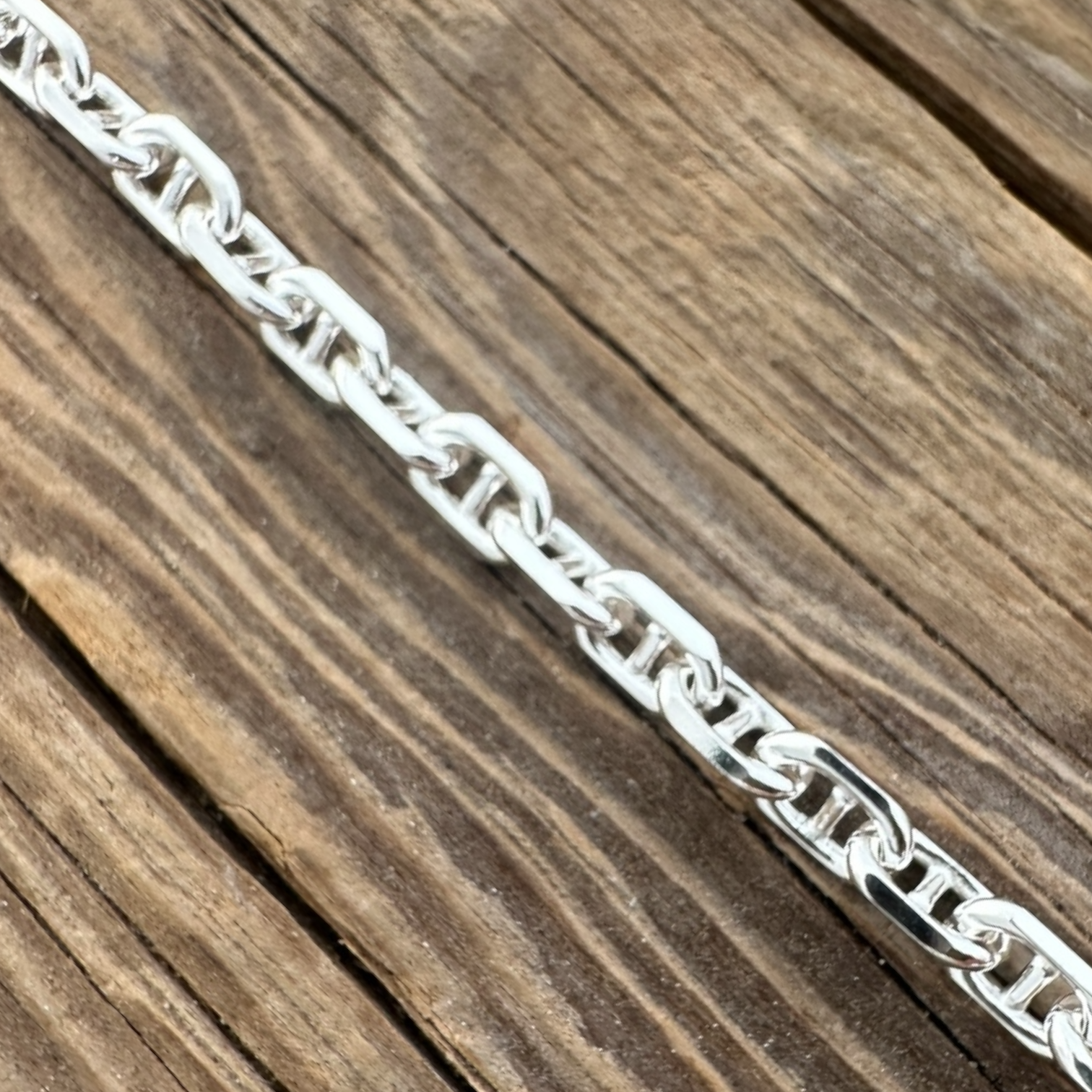 Sterling Silver 5MM Anchor Chain 20
