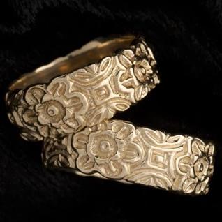 14K Gold Olive Blossom Ring Spanish Galleon Shipwreck Re-creation