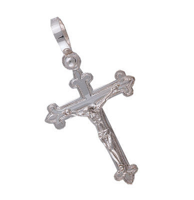 Spanish Galleon Shipwreck Re-creation Sterling Silver Cross - Small