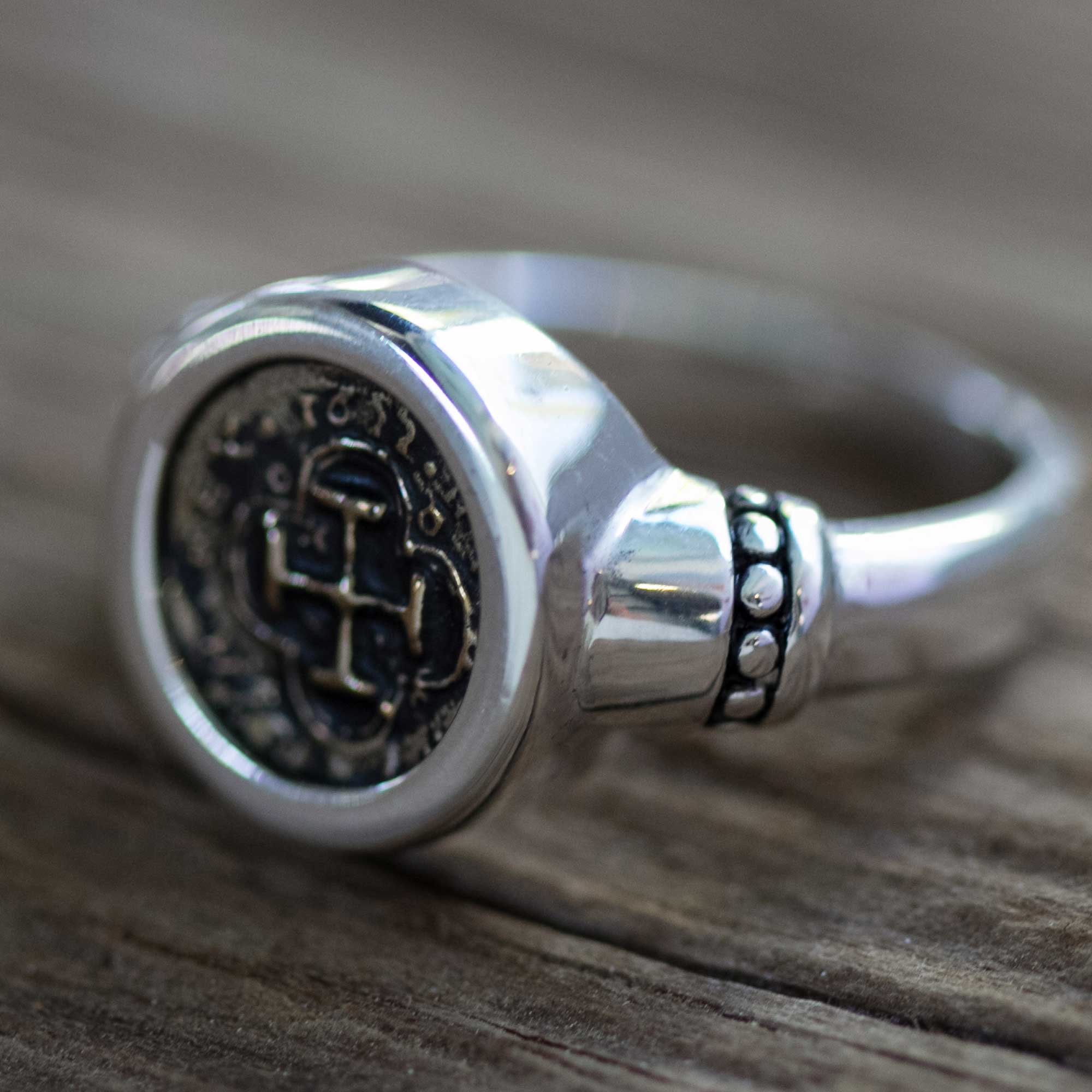 accessories mau パチンコ玉特大（K10＋silver)　ring Atocha Key Largo Coin Ring Sterling Silver Copper | MFST
